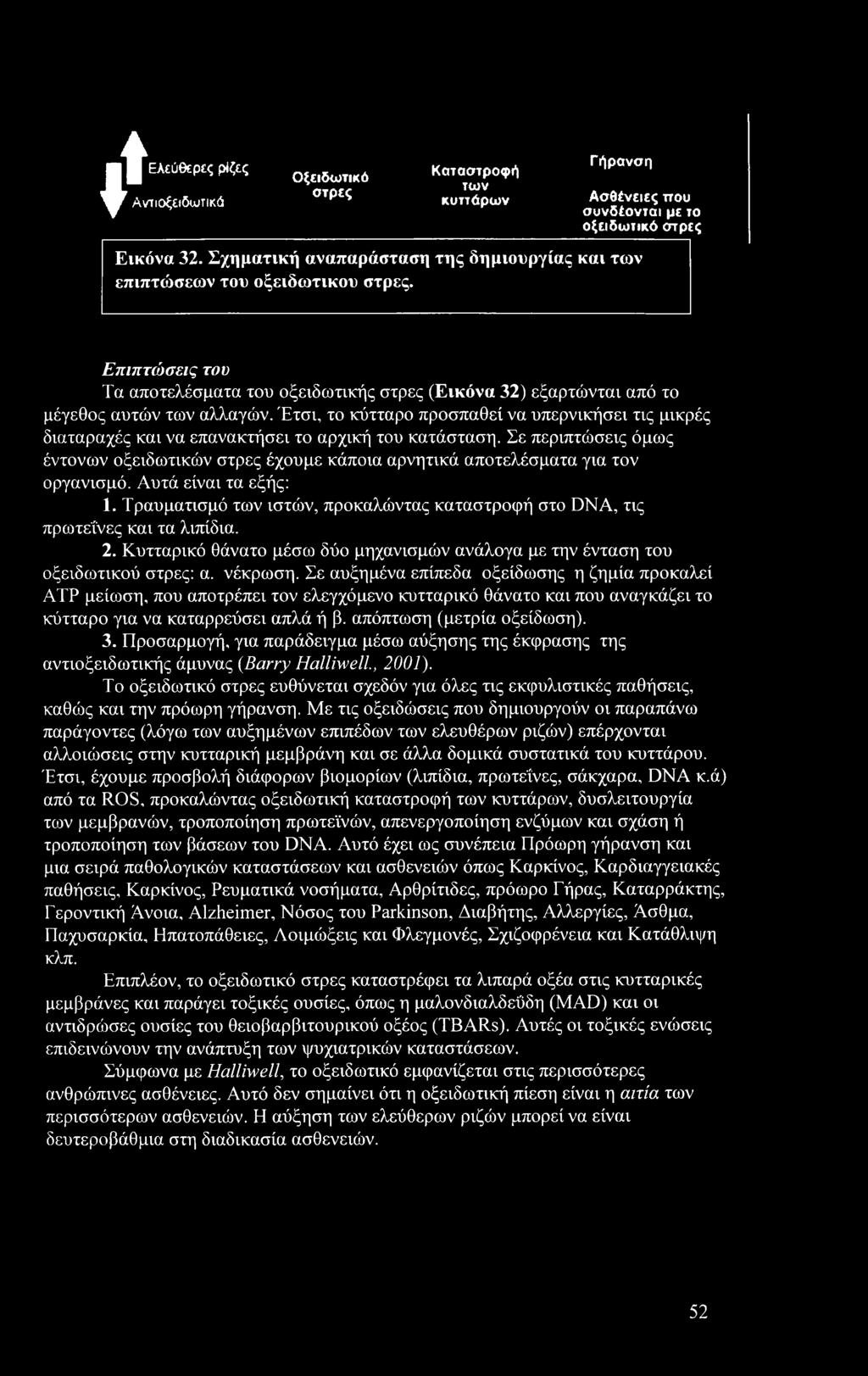 Έτσι, το κύτταρο προσπαθεί να υπερνικήσει τις μικρές διαταραχές και να επανακτήσει το αρχική του κατάσταση.