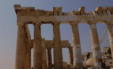 Διόνυσος στην Αττική, 30 km από την Αθήνα, επειδή παρουσιάζει παρόμοιες ιδιότητες με το Πεντελικό αρχαίο μάρμαρο από το οποίο είναι κτισμένα τα μνημεία (Εικόνα 3.23 και Εικόνα 3.