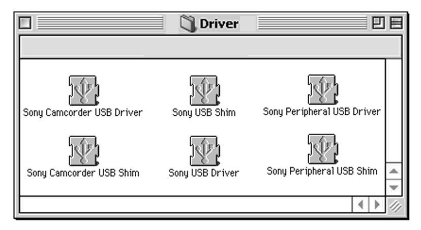 Collegamento della videocamera al computer con il cavo USB Per chi utilizza Macintosh Installazione del driver USB Non collegare il cavo USB al computer prima che sia stata completata l installazione