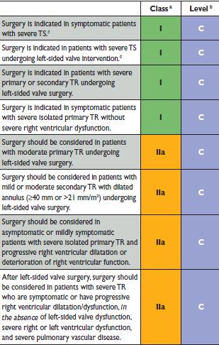Surgical strategies are directed mainly to the annulus with fluctuating results because functional tricuspid regurgitation is not due only to