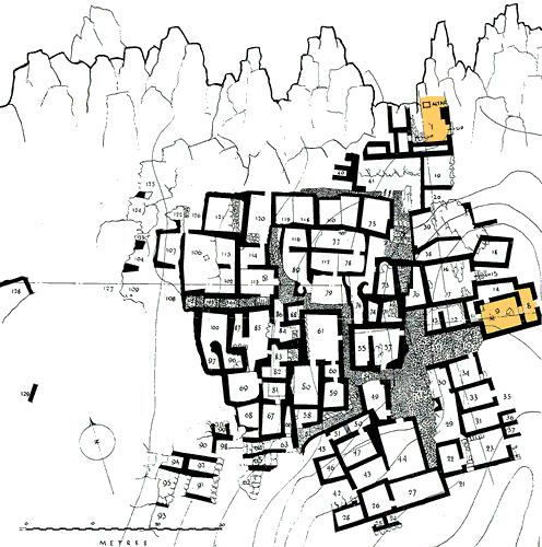 Δημιουργία αστικών οικισμών: Καρφί Λασιθίου (10 ος -9 ος αι. π.χ.): επιβίωση μινωικών στοιχείων.