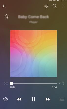 Music You can play and manage songs or music albums. 1 Tap LG Music. 2 Select a category. 3 Select a music file. Switch to the playlist. Back to the previous screen. Add or delete favourites.
