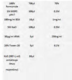 Hybridization (Hybe) Βuffer (για τελικό όγκο 1ml)