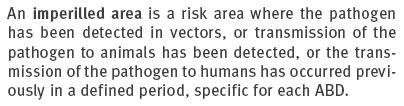 Classificajon and definijon of risk areas (for blood safety