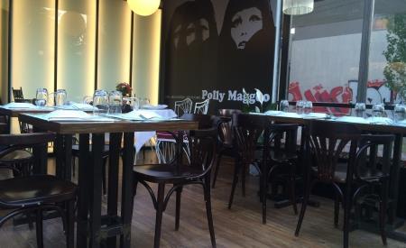 Bistrot Polly Maggoo Chef : Georgios Iliou Άγγελου Σικελιανού 8, 11525 Νέο Ψυχικό Αθήνα/ Aggelou Sikelianou 8,11525 Neo Psychiko Athènes Κρατήσεις /Réservations: Τηλ / tél : 210-5241120 www.