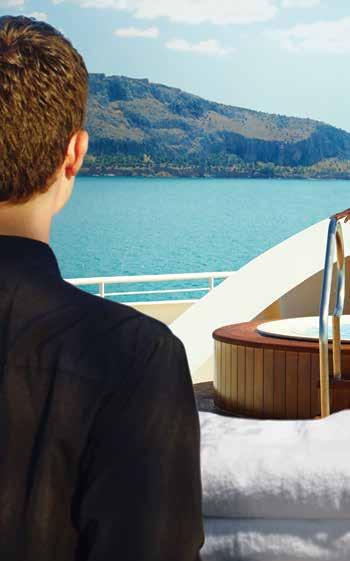 υπηρεσίες του με την υπογραφή της Seabourn: την προσεγμένη, προσωπική και εγκάρδια φιλοξενία, που την κατατάσσει συγκριτικά ως την Καλύτερη Εταιρία Κρουαζιέρας με Μικρά κρουαζιερόπλοια (World s Best