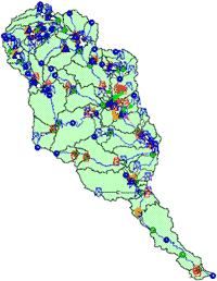 Το μοντέλο MIKE-BASIN (DHI Software) Αξιοποιεί τις δυνατότητες του ArcGIS, σε συνδυασμό με υδρολογικά μοντέλα, για την παροχή διαχειριστικών λύσεων στην κλίμακα λεκάνης