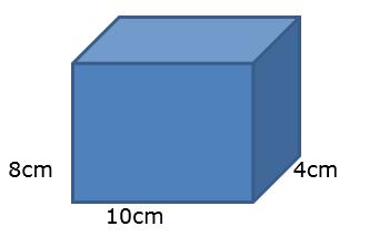 20. Wat is die volume van die onderstaande 3-D vorm? A: V = l x h x b = 10 cm x 8 cm x 4 cm = 320 cm 3 EKSPONENTE EN WORTELS 1. 7 2 = A: 49 2. Los op vir d as 3 3 = d A: d = 3 3 3 = 27 3.