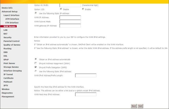 Use the following Static IP address (Χρήση της ακόλουθης στατικής διεύθυνσης IP): Πληκτρολογήστε τις πληροφορίες στατικής IP που σας έδωσε ο πάροχός σας.