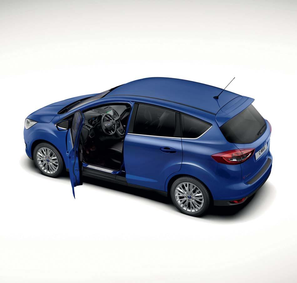 FORD C-MAX Στυλ Μόλις βρεθείτε μέσα στο FordC-MAX, είστε στον δικό σας κόσμο και ότι χρειάζεστε για το ταξίδι σας βρίσκεται κοντά σας.