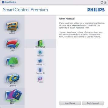 3. Βελτιστοποίηση εικόνας Help>User Manual (Βοήθεια/Εγχειρίδιο χρήστη) - Θα είναι ενεργή μόνο όταν έχετε επιλέξει User Manual (Εγχειρίδιο χρήστη) από το πτυσσόμενο μενού Help (Βοήθεια).
