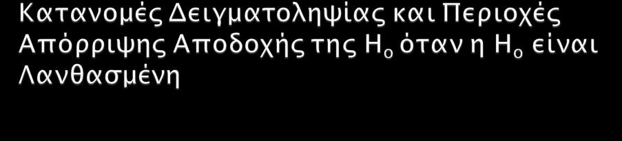 Περιοχή αποδοχής της Η0 β Περιοχή