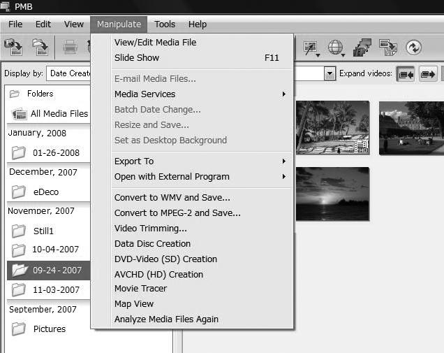 Sıradan DVD oynatıcılarda oynatılabilen standart görüntü kalitesinde (SD) disk oluşturma Önceden bilgisayarınıza aktarılmış olan videoları ve fotoğrafları seçerek standart görüntü kalitesinde (SD)