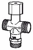Termostatske armature za pitno vodo Opis Model Koda PG Cena Zaloga TA - Mix Termostatski samoaktivni mešalni ventil Termostatsko reguliran mešalni ventil