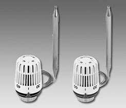 Posebni ventili Termostatska glava K z naležnim ali potopnim tipalom HEIMEIER termostatska glava K s tekočinsko polnjenim naležnim ali potopnim tipalom (157 mm) in 2 m