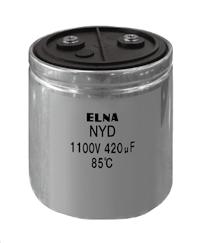 UPGRADE NYD CAPACITORS For DC-Link Circuits Capacitors 85 C DC-LINK sed in DLink circuits, can replace electrolytic capacitor.