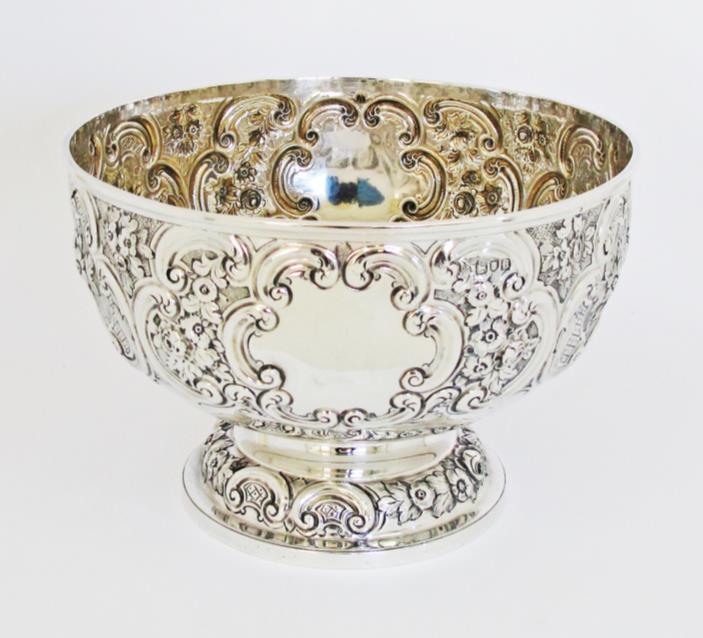 depicting masks, fauna and flora, caryatid handle and monogram to cartouche, hinged lid and gilded interior, by Joseph Angell II, hallmarked London, 1857, H31cm, weight:956g.