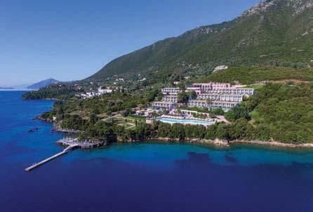 Το Ιonian Βlue είναι ένα πολυτελές ξενοδοχείο, σε ένα σημείο μεγάλης φυσικής ομορφιάς, στην ανατολική ακτή του νησιού της Λευκάδας.