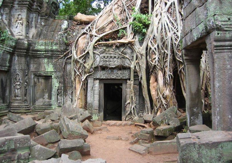 ARHEOLOGIJA L A S E R S K A tehnologija odkrila ogromno srednjeveško mesto v Kambodži tempelj Ta Prohm, Angkor, kambodža Razvoj znanosti omogoča nove vpoglede in načine za odkrivanje preteklosti.