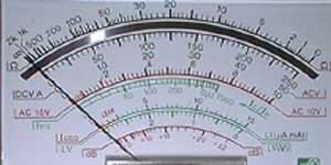 XVI TỔNG QUAN ĐO LƢỜNG ĐIỆN * Đọc giá trị điện áp AC và DC Khi đo điện áp DC thì ta đọc giá trị trên vạch chỉ số DCV.