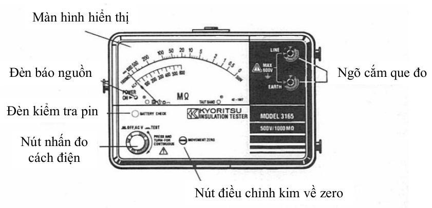 TỔNG QUAN ĐO LƢỜNG ĐIỆN XXI X Thông số kỹ thuật: - Điện áp kiểm tra: 1000V -