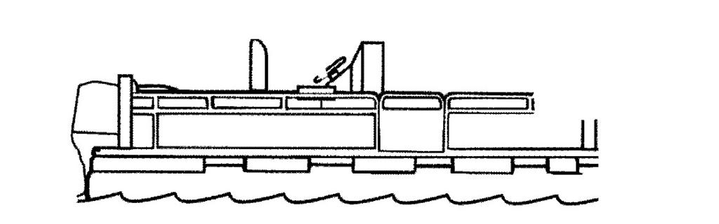 μπροστινό άκρο ποντονιού ή σκάφους με κατάστρωμα.