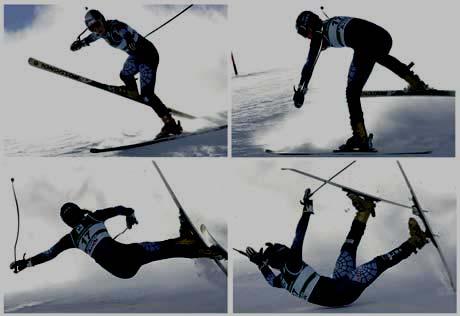 Αιτία τραυματισμού Bad snow conditions Equipment failure 0,6 1,3 0,0 7,3 Snowboarder Skier My mistake Collision with