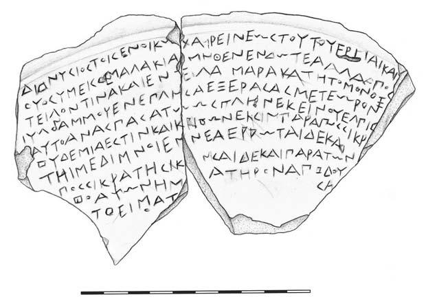 A New Hellenistic Ostracon from Nikonion 239 Fig. 2. The two ostraca.