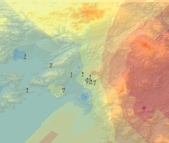 Εικ. 4-14 Χαρτογράφηση της ΕΔ μαρμάρου στο ύπαιθρο εντός της ΕΠΑ κατά το 2009.