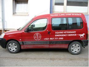 stala aj tzv. mobilná klinika, ktorá prináša kvalitatívne nový prístup v poskytovaní služieb pre chovateľov tohto druhu zvierat.