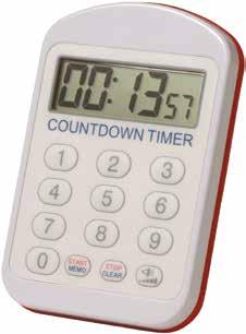 EN This combined clock, countdown timer and thermometer displays both the actual and the alarm temperature over the range of 0 to 300 C and simultaneously the countdown or the actual time.