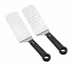 Σπάτουλα ίσια inox, με πλαστική λαβή St. Steel straight spatula 10x11,5 60422 3,50 12 Σπάτουλα τερτάγωνη inox, με πλαστική λαβή St.