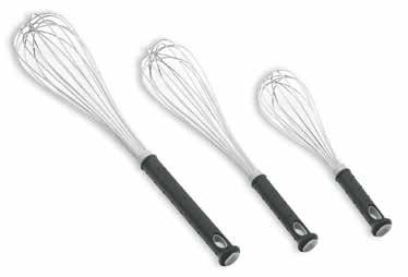 B A T I D O R E S Αυγοδάρτες Whisks Ανοξείδωτο 18/10 Inox 18/10 GR Αυγοδάρτης με εργονομικό σχεδιασμό, ανοξείδωτος 18/10. Fibreglass λαβή έως 250º C.