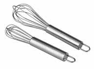 Αυγοδάρτης με σύρματα σιλικόνης Silicone wirw whisk 20 61621 6,00 12 25 61622 7,00 12 30 61623 7,50 12 Αυγοδάρτης MINI Inox Mini whisk 15 61615 4,50 6 20 61620 5,00 6 Αυγοδάρτης 8 σύρματα Super 8