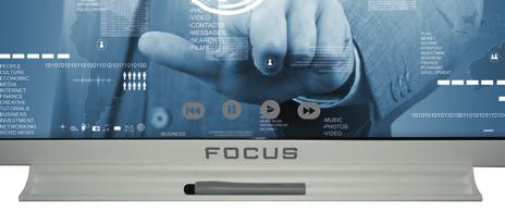 ΑΞΕΣΟΥΑΡ FOCUS TOUCH FOCUS TOUCH ACCESSORIES Εντύπωση επιτοίχιας εγκατάστασης Eindruck Wandhalterung Impression wall mount Επιτοίχια εγκατάσταση Focus Touch Επιτοίχια εγκατάσταση για την εγκατάσταση