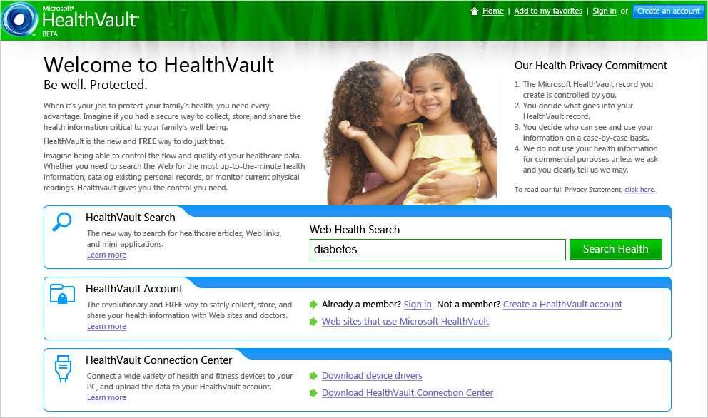 Microsoft Health Vault http://www.