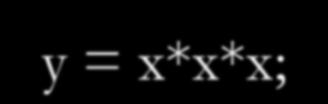 Ορισμός συναρτήσεως: Συναρτήσεις function apotelesma = synarthsh1(parametroi) myfun1.m function y=myfun1(x) y = x*x*x; return >> clear all >> z=myfun1(8) >> y?