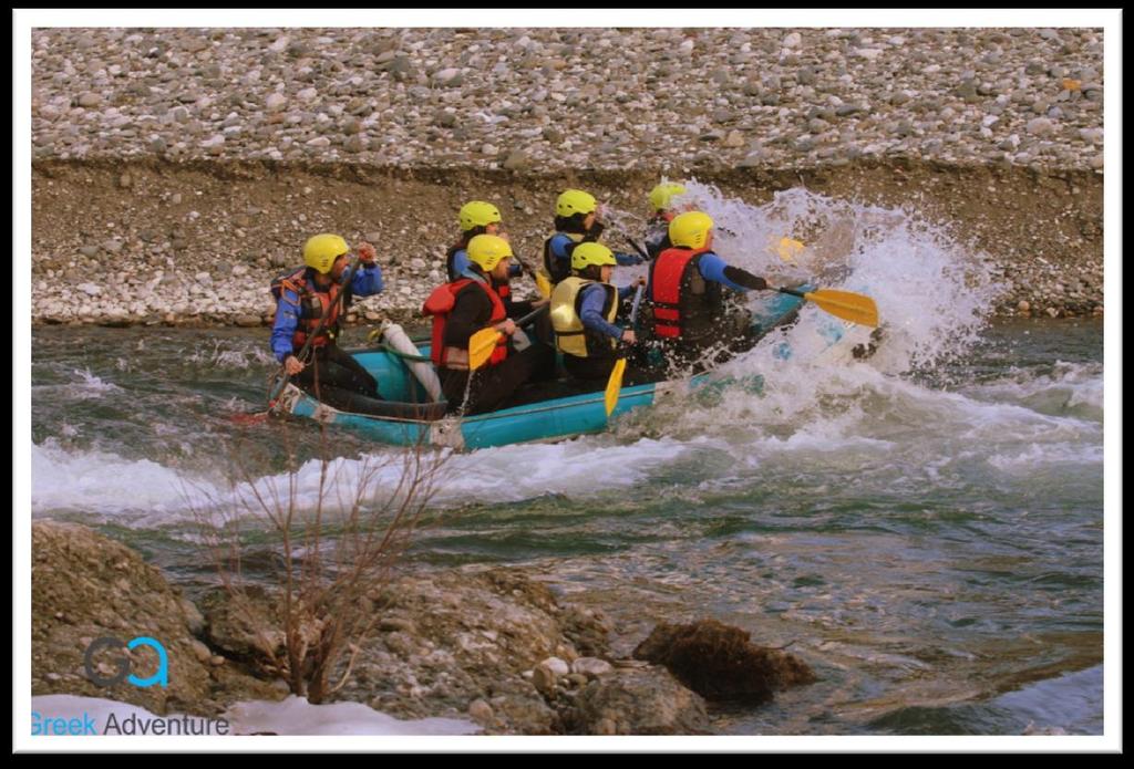 Η σχολή οδηγών Rafting Επιπέδου 1 διοργανώνεται από την Greek Adventure στον ποταμό Άραχθο με σκοπό ο ενδιαφερόμενος να μυηθεί στα περισσότερα