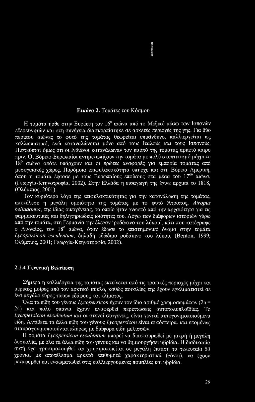 Πιστεύεται όμως ότι οι Ινδιάνοι κατανάλωναν τον καρπό της τομάτας αρκετό καιρό πριν.