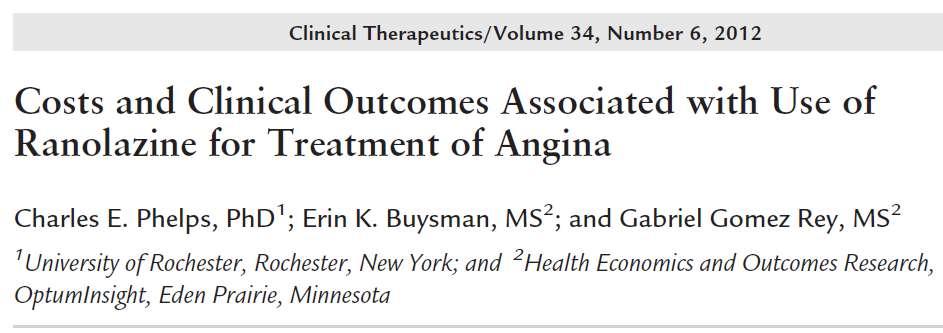 N = 4545 patients with chronic stable angina