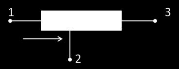 Η ονομαστική αντίσταση μιας μεταβλητής αντίστασης είναι η αντίσταση ολόκληρου του αντιστάτη μεταξύ των άκρων 1 και 3, σχήμα 8 β.