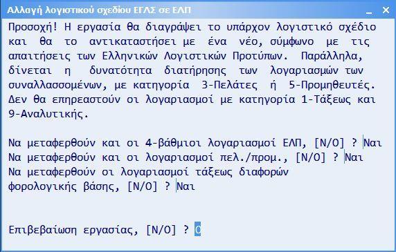 τρόπο της Φορολογικής Αναμόρφωσης, εάν θα εμφανίζονται σε κάθε καταχώρηση άρθρου λογιστικής ή όχι τα άρθρα διαφορών & με ποιο κωδικό