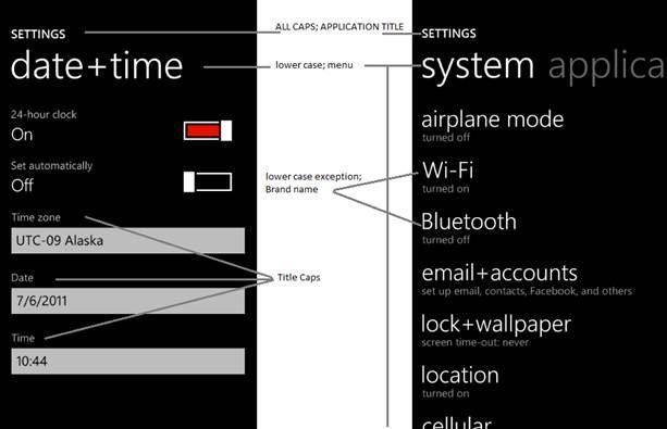 DIALPAD LABEL AM/PM To sum up, all the above product specific capitalization guidelines should be followed during translation into Greek. Examples: 4.