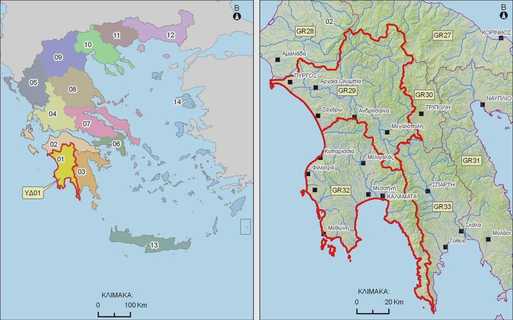 ΚΕΦΑΛΑΙΟ 2: ΠΕΡΙΟΧΗ ΜΕΛΕΤΗΣ 2.1. Περιγραφή περιοχής μελέτης Η προστατευόμενη περιοχή του Οικολογικού Δικτύου «Natura 2000»: «Λιμνοθάλασσα Πύλου (Διβάρι) και Νήσος Σφακτηρία, Αγ.