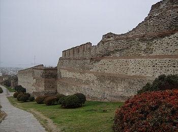 ΒΥΖΑΝΤΙΝΑ ΤΕΙΧΗ ΤΗΣ ΘΕΣΣΑΛΟΝΙΚΗΣ Τα Βυζαντινά τείχη της Θεσσαλονίκης,