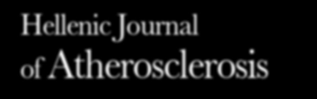 VOLUME 8 SUPPLEMENT 1 2017 ISSN 2459-380X Hellenic Journal of Atherosclerosis ΚΛΙΝΙΚΟΣ ΟΔΗΓΟΣ Συστάσεις για την