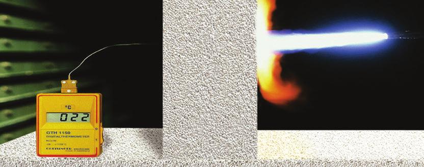 Izolare termică, comportament acustic și protecția împotriva focului Fizica construcțiilor În caz de incendiu, plăcile minerale Multipor supuse unor temperaturi extreme și acțiunii flăcărilor nu