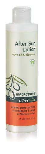 salt and chlorine in swimming pools cause excessive damage. After sun lotion For face & body OLIVE OIL* ALOE VERA* HONEY* SUNFLOWER OIL* LICORICE* PROVI- TAMIN B5 (PANTHENOL) For all skin types.