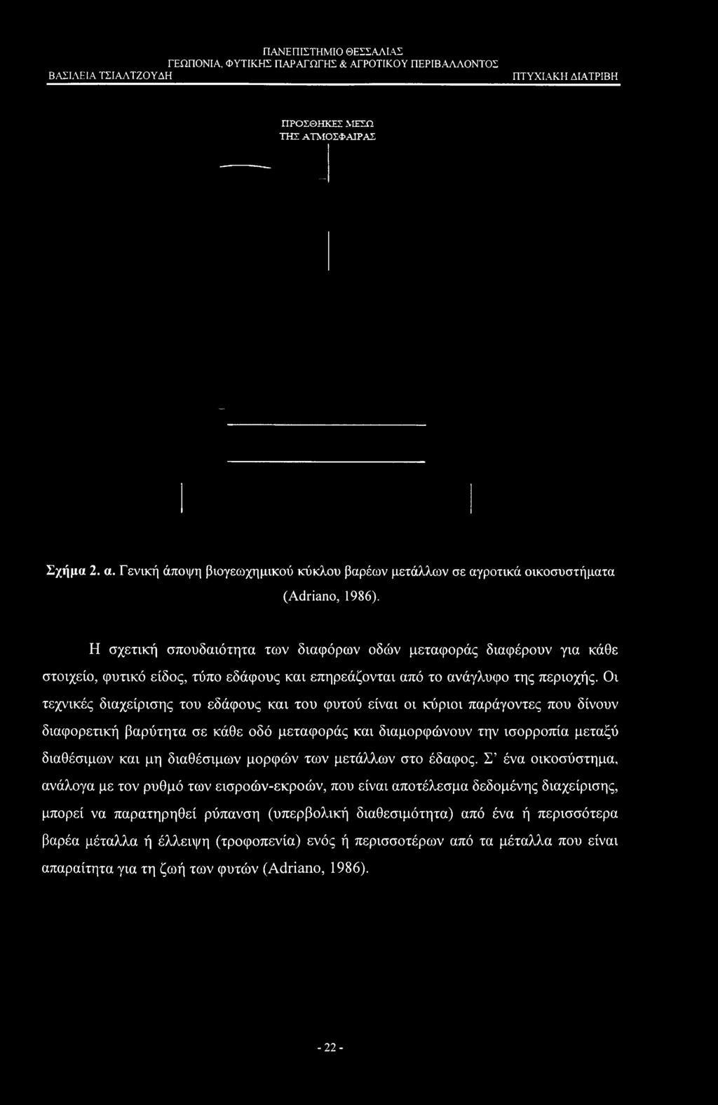 Οι τεχνικές διαχείρισης του εδάφους και του φυτού είναι οι κύριοι παράγοντες που δίνουν διαφορετική βαρύτητα σε κάθε οδό μεταφοράς και διαμορφώνουν την ισορροπία μεταξύ διαθέσιμων και μη διαθέσιμων