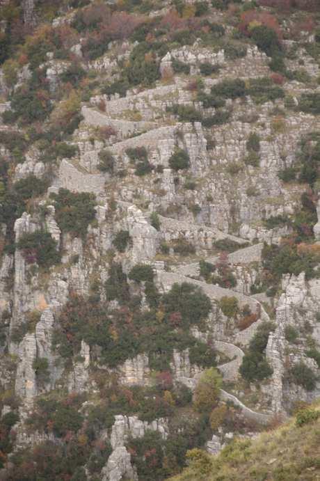 Άποψη της Σκάλας του Βραδέτου από τον Νότο